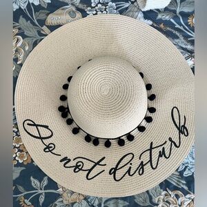 Do Not Disturb Beach Hat